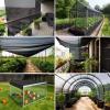 imageAmagenix 40 Black Shade Cloth 65x10 FT Resistant Garden Sun Shade Netting with Reinforced Grommets for Greenhouse Plant Cover Barn Kennel and Pergola Shade Cover
