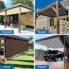 imageAmagenix 90 Black Sun Shade Cloth with Grommets 8X 12 Sun Screens Pergola Shade Cover Canopy for Outdoor Garden Patio Porch