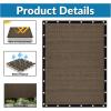 imageAmagenix 90 Mocha Sun Shade Cloth with Grommets 8X 12 Sun Screens Pergola Shade Cover Canopy for Outdoor Garden Patio Porch