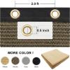 imageAmagenix 90 Mocha Sun Shade Cloth with Grommets 8X 12 Sun Screens Pergola Shade Cover Canopy for Outdoor Garden Patio Porch