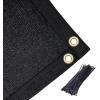 imageAmagenix 90 Pergola Shade Cover 10X 10 Black Sun Shade Cloth with Grommets GN03 for Outdoor Garden Patio Porch Commercial Grade 200 GSM  Cable Zip Ties Included We Customized