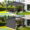 imageAmagenix 90 Pergola Shade Cover 10X 10 Light Grey Sun Shade Cloth with Grommets GN03 for Outdoor Garden Patio Porch Commercial Grade 200 GSM  Cable Zip Ties Included We Customized