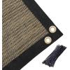 imageAmagenix 90 Pergola Shade Cover 10X 10 Mocha Sun Shade Cloth with Grommets GN03 for Outdoor Garden Patio Porch Commercial Grade 200 GSM  Cable Zip Ties Included We Customized