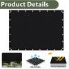 imageAmagenix 90 Pergola Shade Cover 10X 12 Black Sun Shade Cloth with Grommets GN04 for Outdoor Garden Patio Porch Commercial Grade 200 GSM  Cable Zip Ties Included We Customized