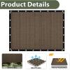 imageAmagenix 90 Pergola Shade Cover 10X 12 Mocha Sun Shade Cloth with Grommets GN04 for Outdoor Garden Patio Porch Commercial Grade 200 GSM  Cable Zip Ties Included We Customized