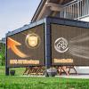 imageAmagenix 90 Sun Shade Cloth with Grommets 10 x 10 Pergola Replacement Shade Cover Canopy Privacy Screen for Outdoor Patio Garden Mocha We Customized
