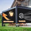 imageAmagenix 90 Sun Shade Cloth with Grommets 8 x 12 Pergola Replacement Shade Cover Canopy Privacy Screen for Outdoor Patio Garden Black We Customized