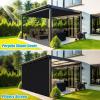 imageAmagenix 90 Sun Shade Cloth with Grommets 8 x 12 Pergola Replacement Shade Cover Canopy Privacy Screen for Outdoor Patio Garden Black We Customized