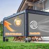 imageAmagenix 90 Sun Shade Cloth with Grommets 8 x 12 Pergola Replacement Shade Cover Canopy Privacy Screen for Outdoor Patio Garden Gray We Customized