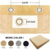 imageAmagenix 90 Wheat Sun Shade Cloth with Grommets 8X 12 Sun Screens Pergola Shade Cover Canopy for Outdoor Garden Patio Porch