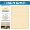 imageAmagenix 90 Wheat Sun Shade Cloth with Grommets 8X 12 Sun Screens Pergola Shade Cover Canopy for Outdoor Garden Patio Porch