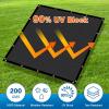 imageAmagenix Black Sun Shade Cloth with Grommets 2X7ft 90 UV Block Dog Crate Cover for Outdoor House Chicken Coop Pet Playpen Greenhouse Porch CMGNPET02 incliuding Zip Ties We Customized
