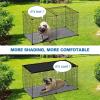 imageAmagenix Black Sun Shade Cloth with Grommets 2X9ft 90 UV Block Dog Crate Cover for Outdoor House Chicken Coop Pet Playpen Greenhouse Porch CMGNPET02 incliuding Zip Ties We Customized