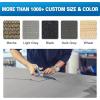 imageAmagenix Light Grey Sun Shade Cloth with Grommets 2X6ft 90 UV Block Dog Crate Cover for Outdoor House Chicken Coop Pet Playpen Greenhouse Porch CMGNPET02 incliuding Zip Ties We Customized
