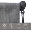 imageAmagenix Outdoor Roller Shades 8W x 8H Exterior Cordless Patio Shades Roll up Outdoor Blinds for Porch Gazebo Grey