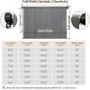 imageAmagenix Outdoor Roller Shades 8W x 8H Exterior Cordless Patio Shades Roll up Outdoor Blinds for Porch Gazebo Grey