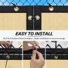 imageAmagenix Privacy Fence ScSand 4x 50Custom Size Mesh Fencing Shade Cover with Brass rommets Heavy Duty Protective Covering for Outdooor Garden BackyardSand