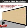imageAmagenix Privacy Fence ScSand 4x 50Custom Size Mesh Fencing Shade Cover with Brass rommets Heavy Duty Protective Covering for Outdooor Garden BackyardSand