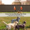 imageAmagenix Privacy Fence Scocha 4x 50Custom Size Mesh Fencing Shade Cover with Brass Mrommets Heavy Duty Protective Covering for Outdooor Garden BackyardMocha