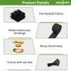 imageAmagenix Privacy Fence Screen 0 4x 5 0 Black Mesh Fencing Shade Cover with Brass Grommets Heavy Duty Protective Covering for Wall Outdooor Garden Yard Backyard Patio