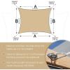 imageAmagenix Shade Sail  Custom Size Cream Shade Sail Canopy Curved Outdoor Patio Awning 7X13 Custom Size Breathable Fabric with 95 UV Block for Garden Backyard