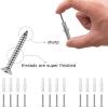 imageAmagenix Shade Sail Hardware Kit for Triangle Sun Shade Sail Installation 5 Inch 304 Grade Stainless Steel Hardware for Patio Garden Outdoors 30PcsTriangular Hardware