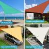 imageAmagenix Sun Shade Sail 12X12X12 Curved Edge Outdoor Shade Canopy Sand Breathable 95 UV Block Shade Cloth for Patio Garden Backyard We Make Custom Size
