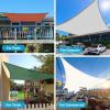imageAmagenix Sun Shade Sail 16X20 Curved Edge Outdoor Shade Canopy Mocha Breathable 95 UV Block Shade Cloth for Patio Garden Backyard We Make Custom Size