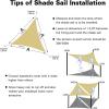 imageAmagenix Waterproof Sun Shade Sail 8X10 Sand Shade Canopy Curved Edge 95 UV Blocking Awning Shelter for Outdoor Patio Backyard Garden ActivitiesCustomizedSand