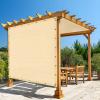 imageAmagenix 90 Pergola Shade Cover 10X 12 Wheat Sun Shade Cloth with Grommets GN04 for Outdoor Garden Patio Porch Commercial Grade 200 GSM  Cable Zip Ties Included We Customized