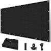 imageAmagenix 90 Sun Shade Cloth with Grommets 8 x 12 Pergola Replacement Shade Cover Canopy Privacy Screen for Outdoor Patio Garden Black We Customized