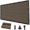 imageAmagenix Sun Shade Cloth Privacy Screen with Grommets 90 Sunblock Shade Pergola Replacement Shade Cover Canopy for Outdoor Patio Garden10 x 12 Mocha