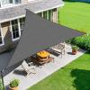 imageAmagenix Sun Shade Sail 10X10X14 Curved Edge Outdoor Shade Canopy Dark Grey Breathable 95 UV Block Shade Cloth for Patio Garden Backyard We Make Custom Size