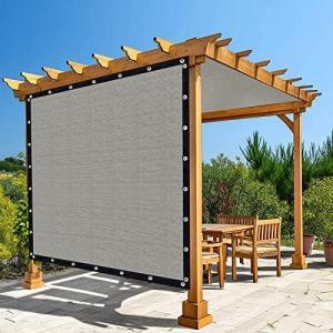 imageAmagenix 90 Pergola Shade Cover 10X 10 Light Grey Sun Shade Cloth with Grommets GN03 for Outdoor Garden Patio Porch Commercial Grade 200 GSM  Cable Zip Ties Included We Customized