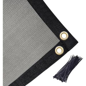 imageAmagenix 90 Pergola Shade Cover 8X 10 Light Grey Sun Shade Cloth with Grommets GN02 for Outdoor Garden Patio Porch Commercial Grade 200 GSM  Cable Zip Ties Included We Customized