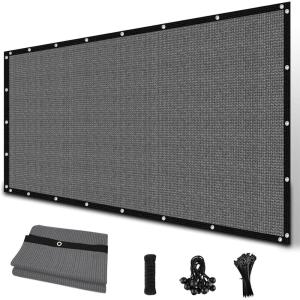 imageAmagenix 90 Sun Shade Cloth with Grommets 8 x 12 Pergola Replacement Shade Cover Canopy Privacy Screen for Outdoor Patio Garden Gray We Customized