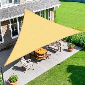 imageAmagenix Sun Shade Sail 12X12X12 Curved Edge Outdoor Shade Canopy Sand Breathable 95 UV Block Shade Cloth for Patio Garden Backyard We Make Custom Size