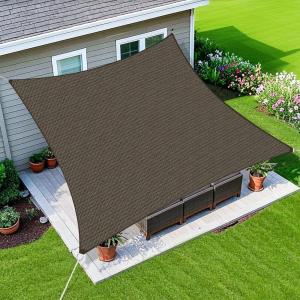imageAmagenix Sun Shade Sail 16X20 Curved Edge Outdoor Shade Canopy Mocha Breathable 95 UV Block Shade Cloth for Patio Garden Backyard We Make Custom Size