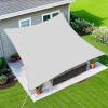imageAmagenix Sun Shade Sail 12X16 Curved Edge Outdoor Shade Canopy Light Grey Breathable 95 UV Block Shade Cloth for Patio Garden Backyard We Make Custom Size