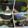 imageAmagenix 70 Black Shade Cloth Resistant Garden Sun Shade Netting 10 FT x 14 FT Durable Mesh Tarp with Reinforced Grommets for Greenhouse Plant Cover Barn Kennel