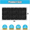 imageAmagenix 70 Black Shade Cloth Resistant Garden Sun Shade Netting 12 FT x 6 FT Durable Mesh Tarp with Reinforced Grommets for Greenhouse Plant Cover Barn Kennel