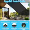 imageAmagenix 70 Black Shade Cloth Resistant Garden Sun Shade Netting 8 FT x 12 FT Durable Mesh Tarp with Reinforced Grommets for Greenhouse Plant Cover Barn Kennel