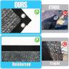 imageAmagenix 70 Black Shade Cloth Resistant Garden Sun Shade Netting 8 FT x 12 FT Durable Mesh Tarp with Reinforced Grommets for Greenhouse Plant Cover Barn Kennel