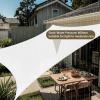 imageAmagenix Waterproof Sun Shade Sail 8x10 Cream Shade Canopy Curved Edge 95 UV Blocking Awning Shelter for Outdoor Patio Backyard Garden ActivitiesCustomized