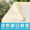 imageAmagenix Sun Shade Sail 16X20 Curved Edge Outdoor Shade Canopy Cream Breathable 95 UV Block Shade Cloth for Patio Garden Backyard We Make Custom Size