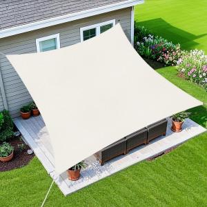 imageAmagenix Sun Shade Sail 16X20 Curved Edge Outdoor Shade Canopy Cream Breathable 95 UV Block Shade Cloth for Patio Garden Backyard We Make Custom Size