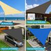 imageAmagenix Sun Shade Sail 12X12X12 Curved Edge Outdoor Shade Canopy Turquoise Breathable 95 UV Block Shade Cloth for Patio Garden Backyard We Make Custom Size
