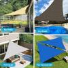 image:imageAmagenix Sun Shade Sail 10X10X14 Curved Edge Outdoor Shade Canopy Mocha Breathable 95 UV Block Shade Cloth for Patio Garden Backyard We Make Custom Size