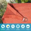 image:imageAmagenix Sun Shade Sail 10X10X14 Curved Edge Outdoor Shade Canopy Rust Red Breathable 95 UV Block Shade Cloth for Patio Garden Backyard We Make Custom Size