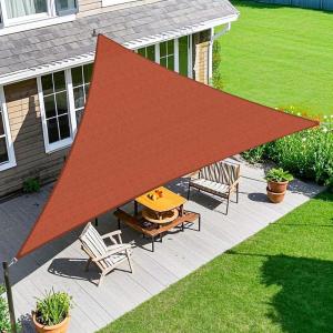image:imageAmagenix Sun Shade Sail 10X10X14 Curved Edge Outdoor Shade Canopy Rust Red Breathable 95 UV Block Shade Cloth for Patio Garden Backyard We Make Custom Size